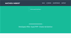 Desktop Screenshot of mathieuimbert.com